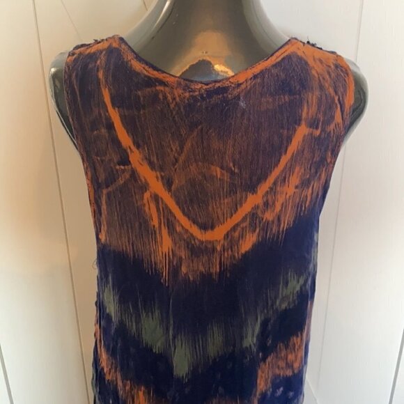 MODEL France tye dye dress beach swim cover up - Picture 6 of 7